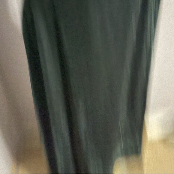 Soprano green velvet off the shoulder high low hem party dress wedding guest L - Picture 4 of 8